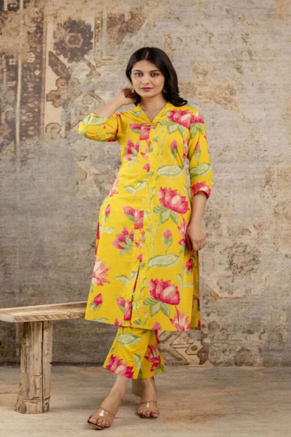Floral Cotton Co-ord Set - Image 3